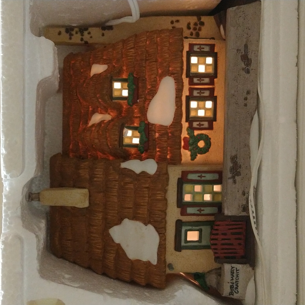 Vintage 1996 Department 56 Dickens' Village Series The Christmas Carol Cottage
